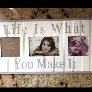 Life is What You Make It Collage Frame